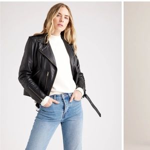 Quince 100% genuine leather jacket